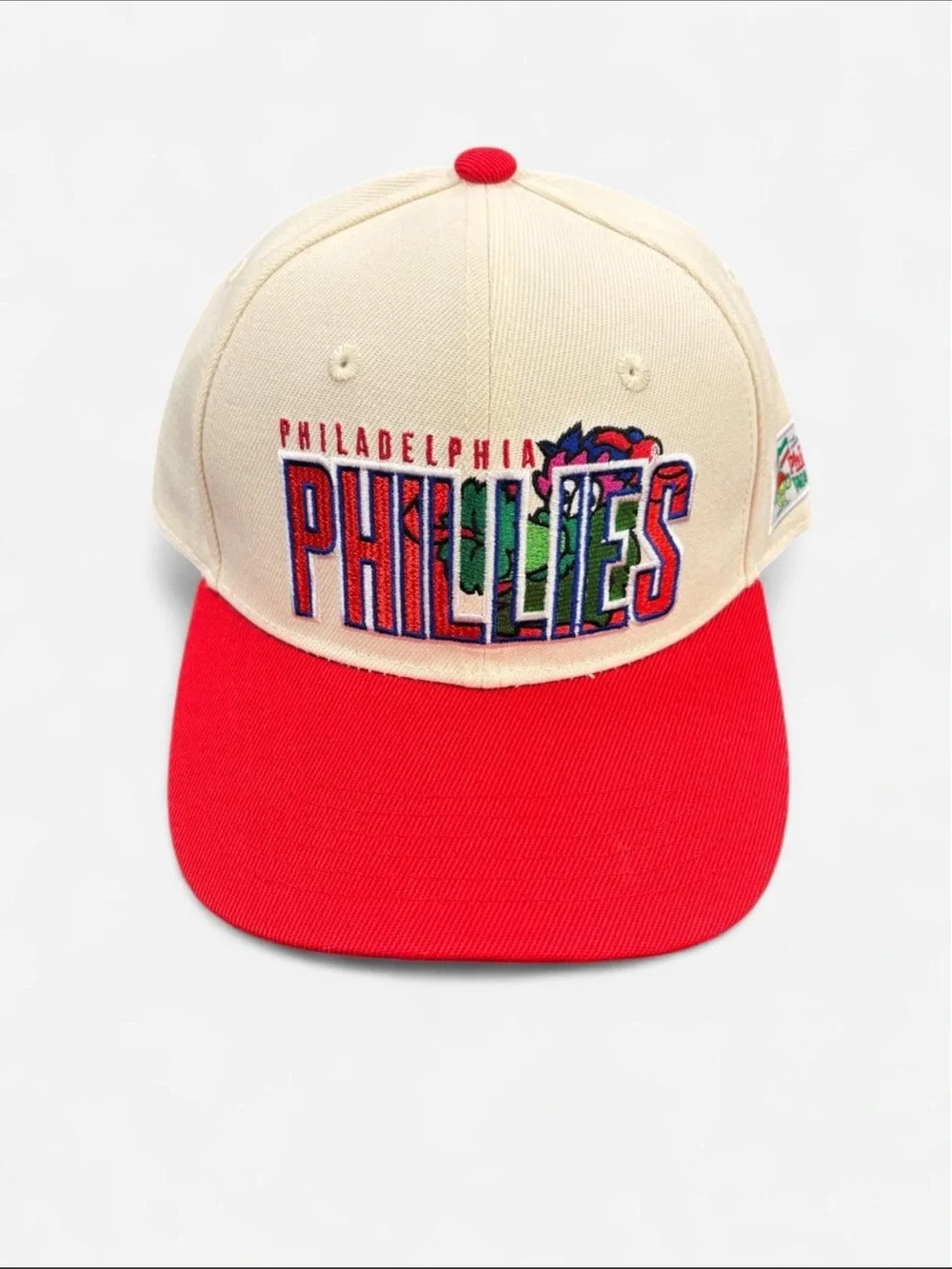 MLB Philadelphia Phillies Cream and Red Snapback Hat